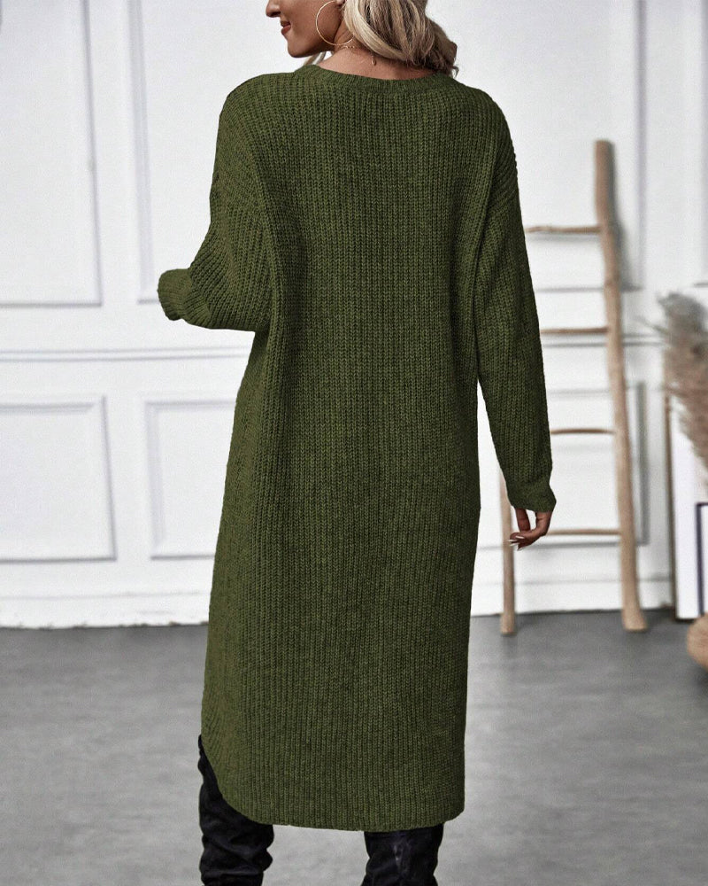 Brigit | Eleganter langer Pullover