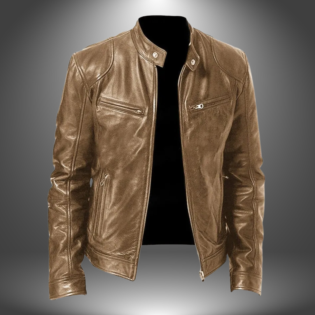 MASSIMO|HANDGEFERTIGTE LEDERJACKE