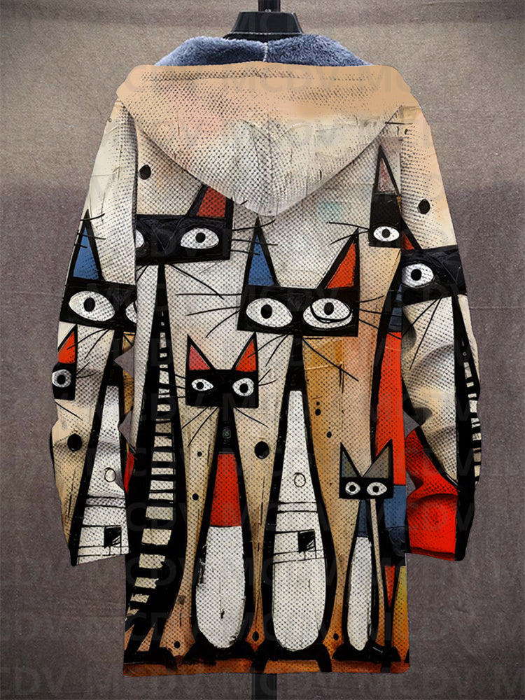 Kiara™ | Luxuriöse Kunstinspirierte Kapuzenjacke mit Reißverschluss