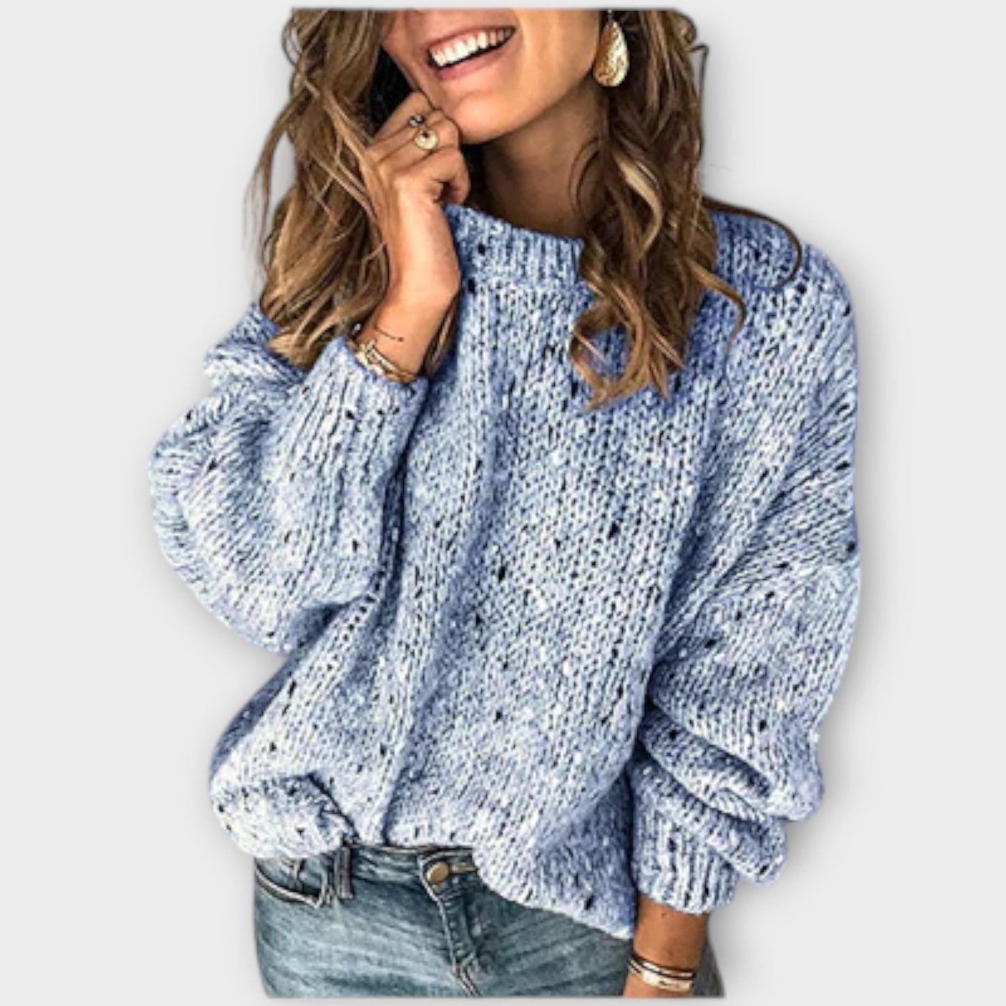 Ivory | Weicher Strickpullover