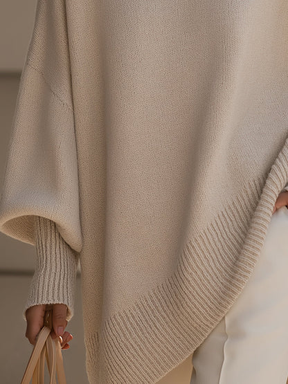 Ellen | Oversize Strick-Poncho-Pullover