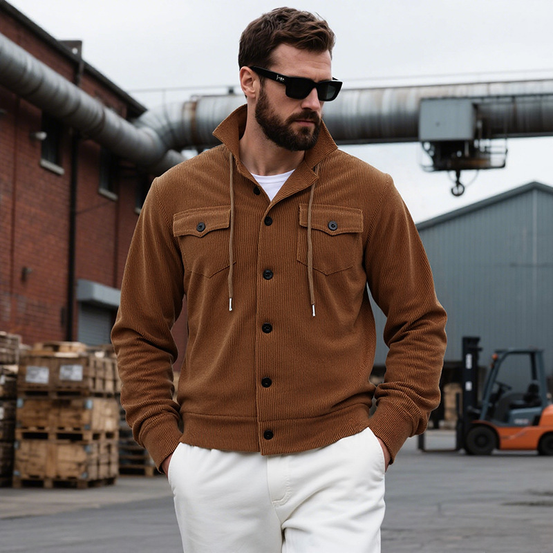 Bruno™ | Cordjacke mit Knöpfen