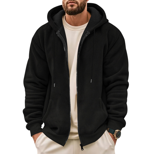 Davide™ | Strukturierte Zip-Hoodie