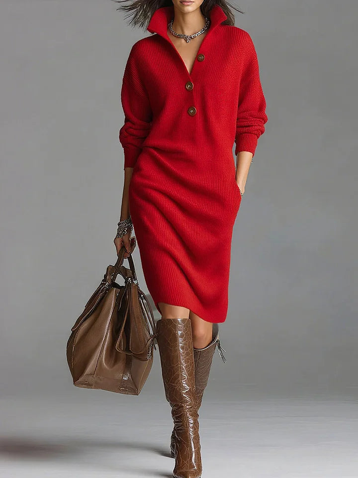 Judi - Schickes Strickkleid