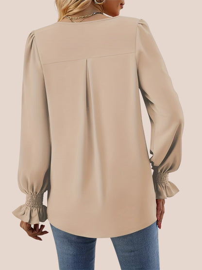 Mira | Elegante Bluse mit V-Ausschnitt