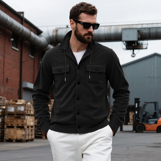 Bruno™ | Cordjacke mit Knöpfen