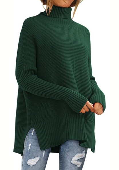 Elisa | Warmer, Wickel-Hochkragenpullover