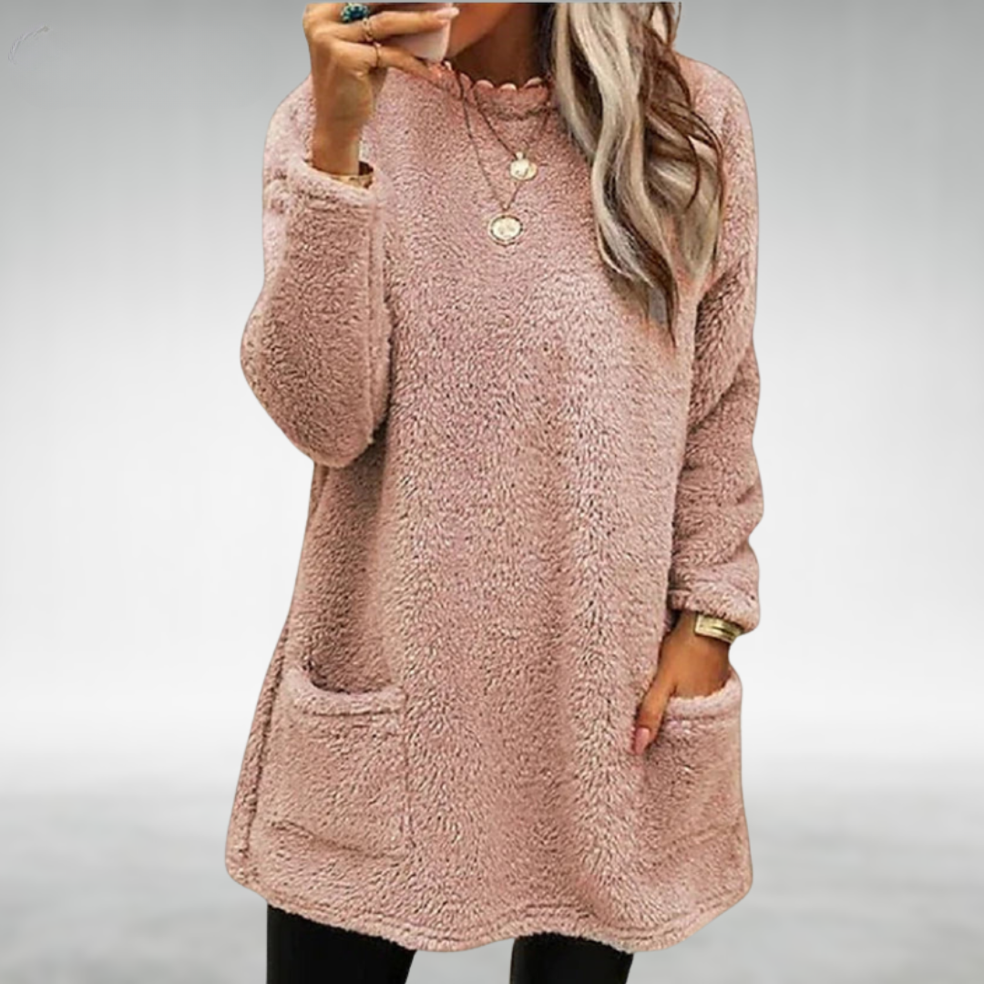 NORA - Fleece-Pullover mit Taschen