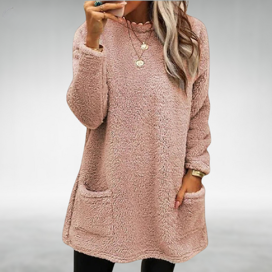 NORA - Fleece-Pullover mit Taschen