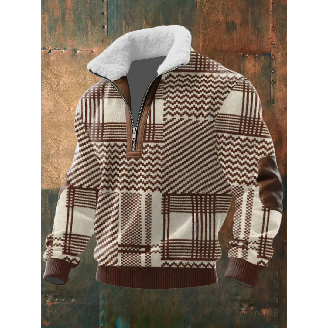 SILVORO | HOCHHALS-PULLOVER AUS FLEECE