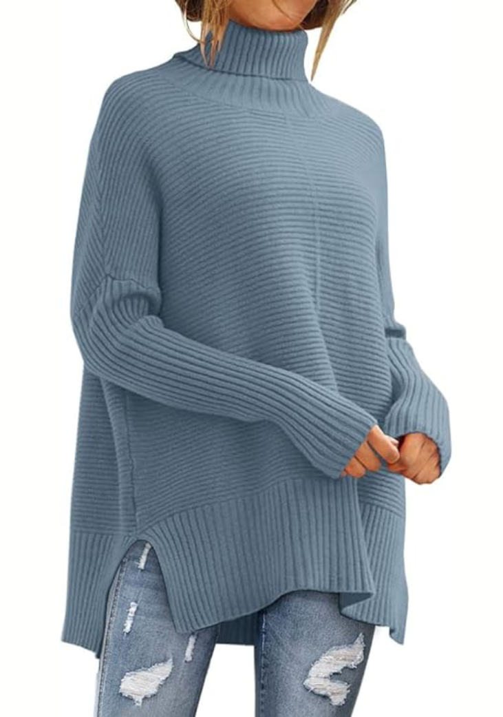 Elisa | Warmer, Wickel-Hochkragenpullover