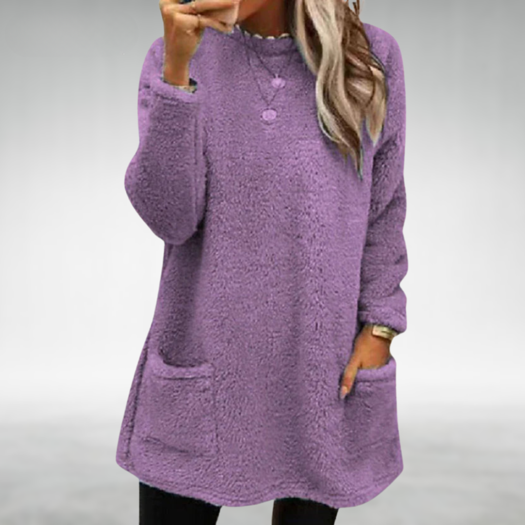 NORA - Fleece-Pullover mit Taschen