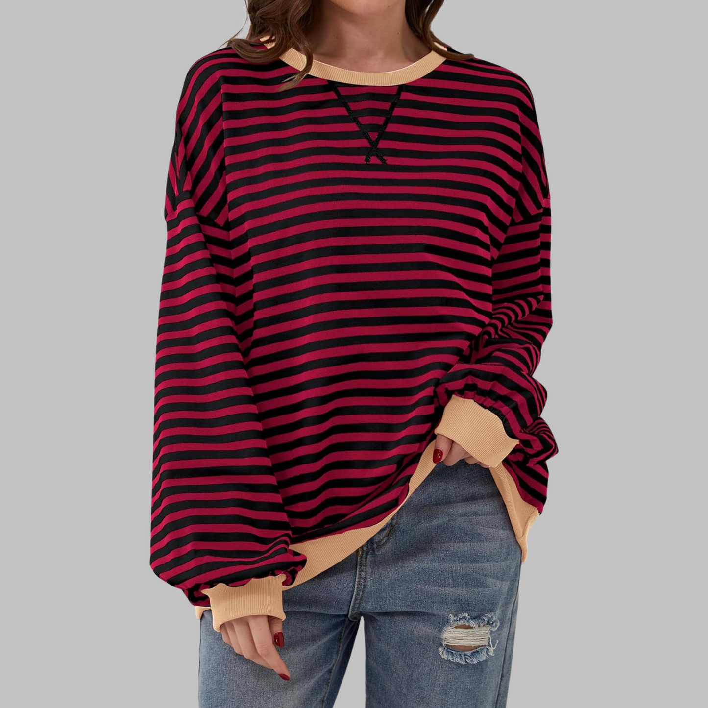 Sofia | Lässiger Pullover mit langen Ärmeln