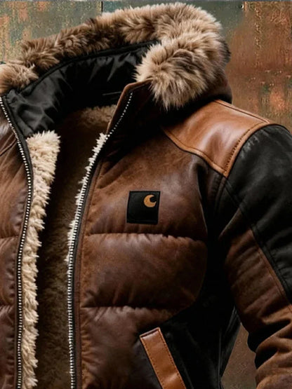 Vanhouten™ | Retro gequiltete doppellagige warme Outdoor-Jacke für Herren