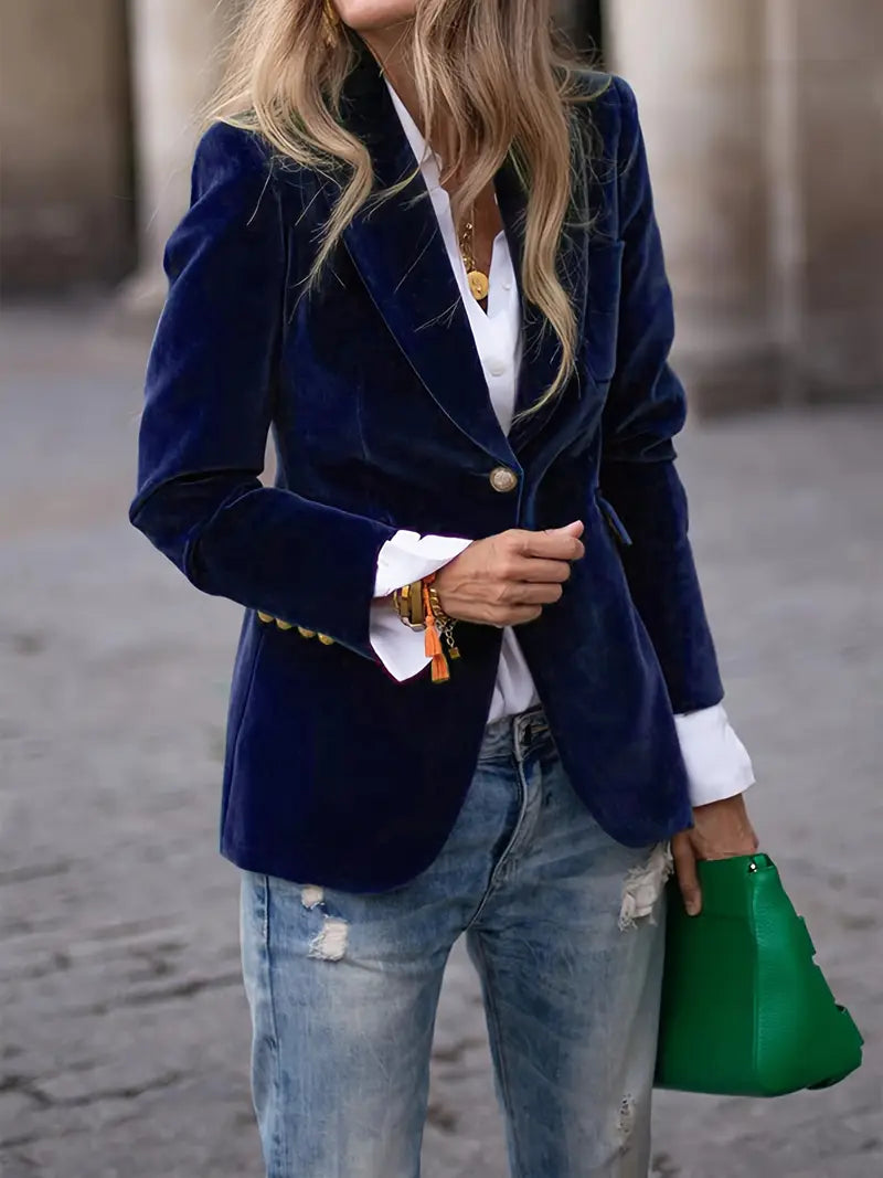 JULISSA | ELEGANTER VELVET BLAZER