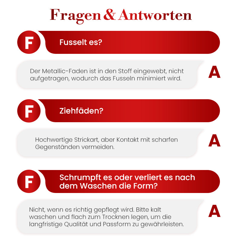 Damen-Glitzer-Weihnachts-Zweiteiler