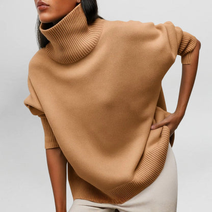 Stefanie | Warmer und Raffinierter Pullover mit Hohem Kragen