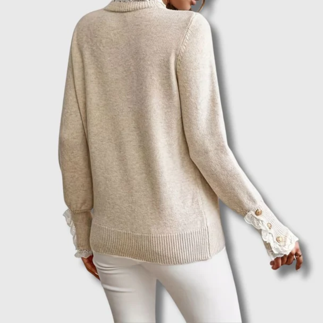 Tala | Weiches Strickoberteil mit zarten Details