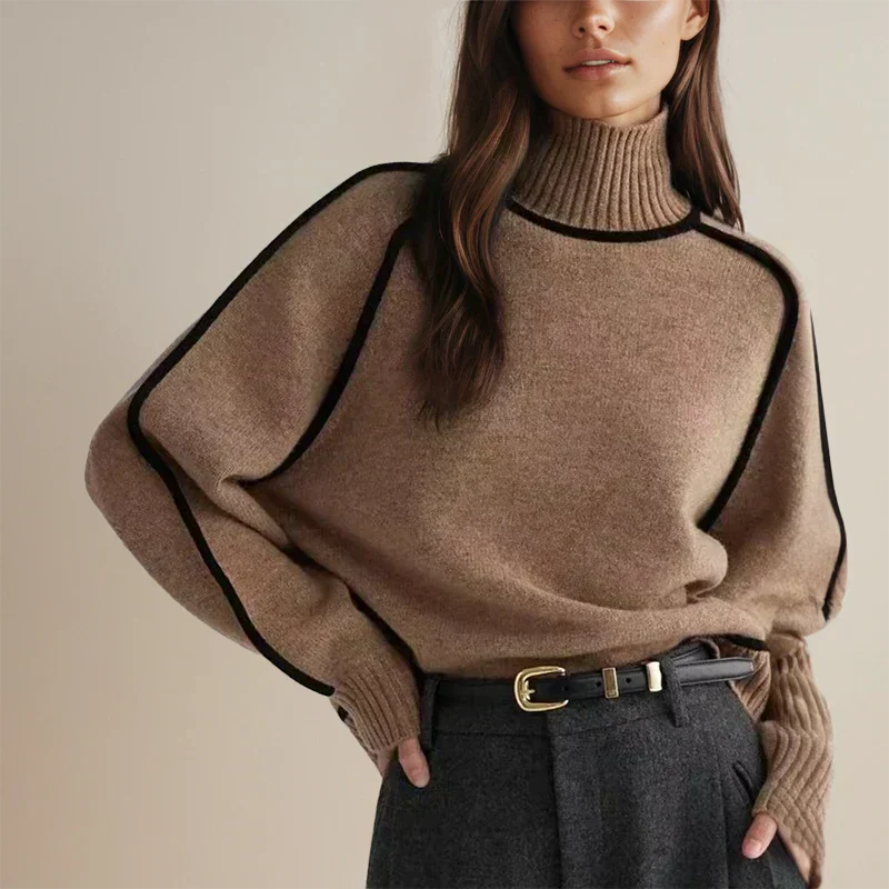 AMANDA - Stilvoller Rollkragenpullover
