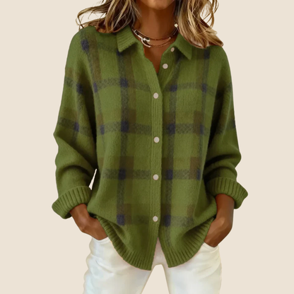 Valeria | Weicher Karo-Pullover