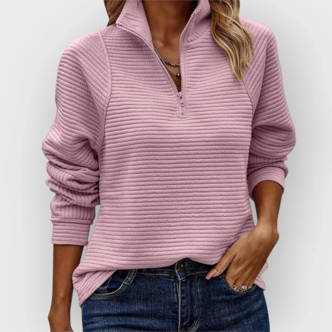 UTE - Eleganter Halb-zip Pullover