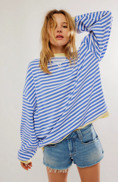 Skye | Oversized-Streifenpullover