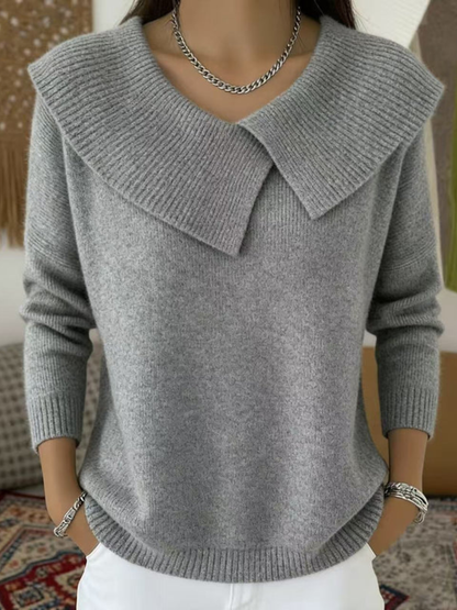 Lucia | Warme Strickjacke mit weichem Kragen
