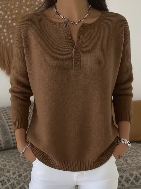 Vera | Elegante Strickjacke mit Knopfausschnitt