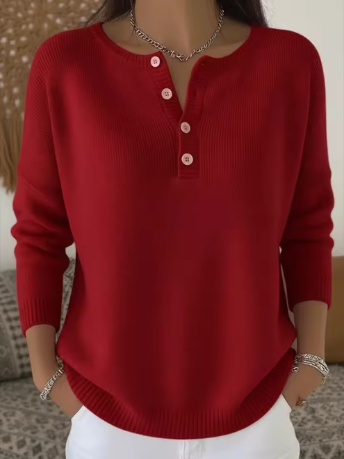 Vera | Elegante Strickjacke mit Knopfausschnitt