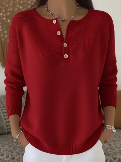 Vera | Elegante Strickjacke mit Knopfausschnitt