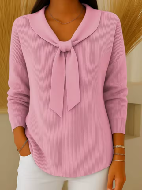 Bianca | Weiche Strickjacke mit Elegantem Schleifen