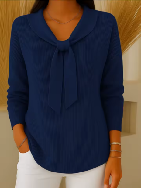 Bianca | Weiche Strickjacke mit Elegantem Schleifen