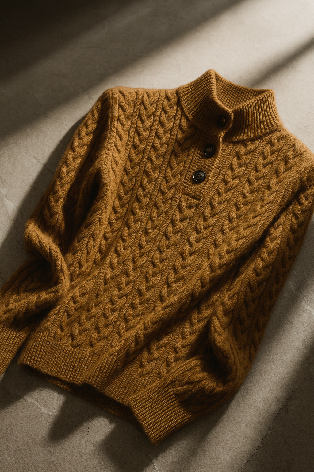 Carla | Strickpullover mit Knöpfen