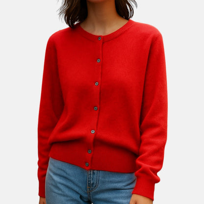 Sofia | Weiche Strickjacke aus Mischwolle