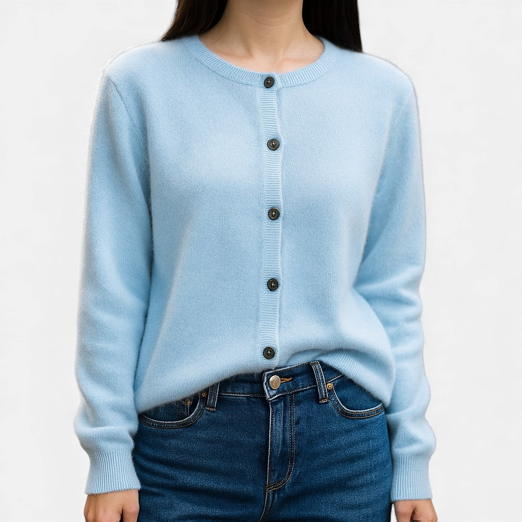 Sofia | Weiche Strickjacke aus Mischwolle