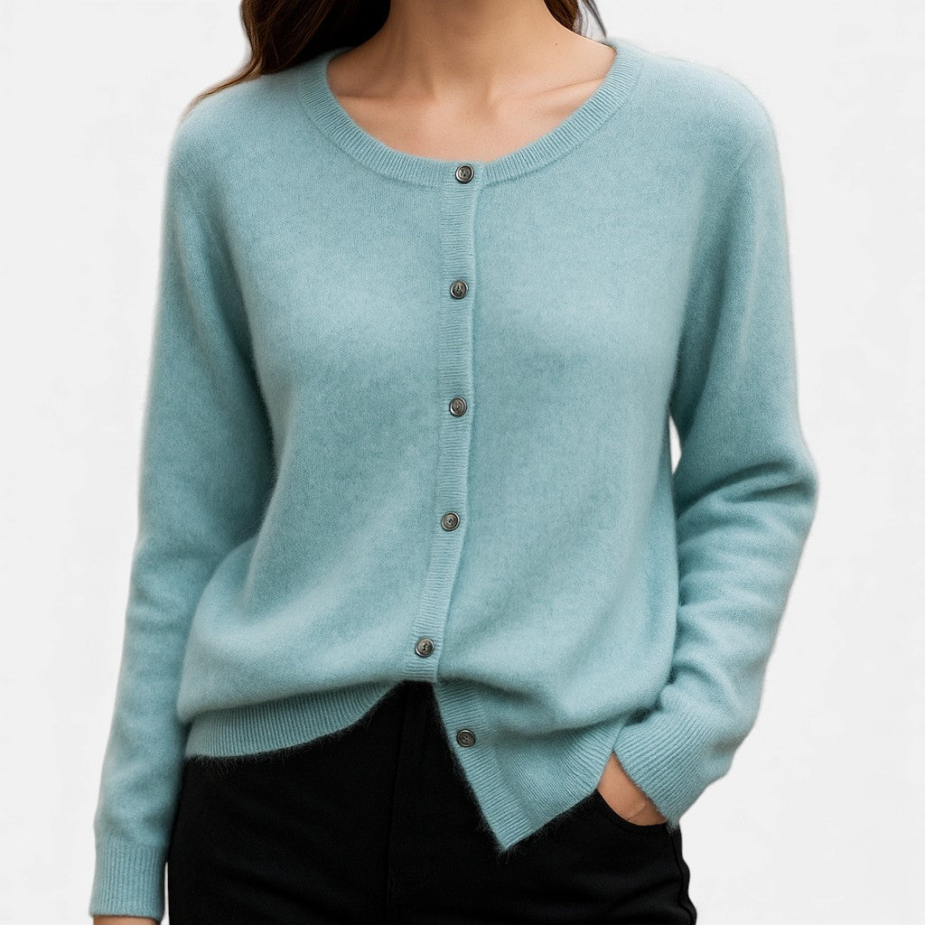 Sofia | Weiche Strickjacke aus Mischwolle