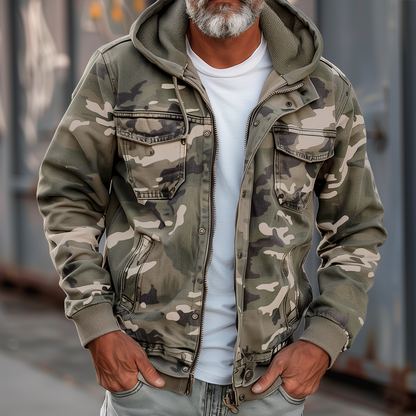 Fabian | elegante Camouflage Cargo-Jacke