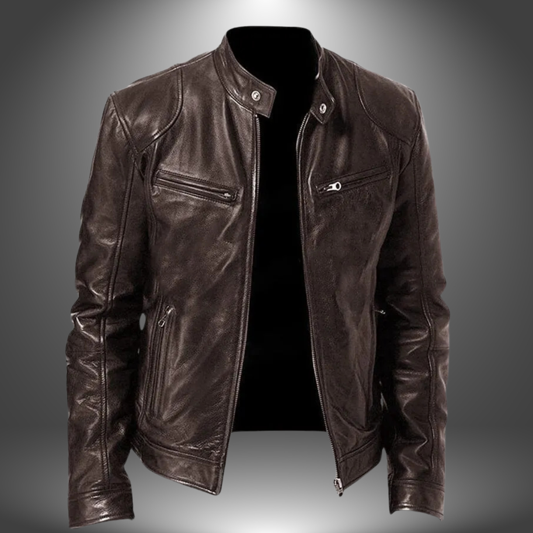 MASSIMO|HANDGEFERTIGTE LEDERJACKE