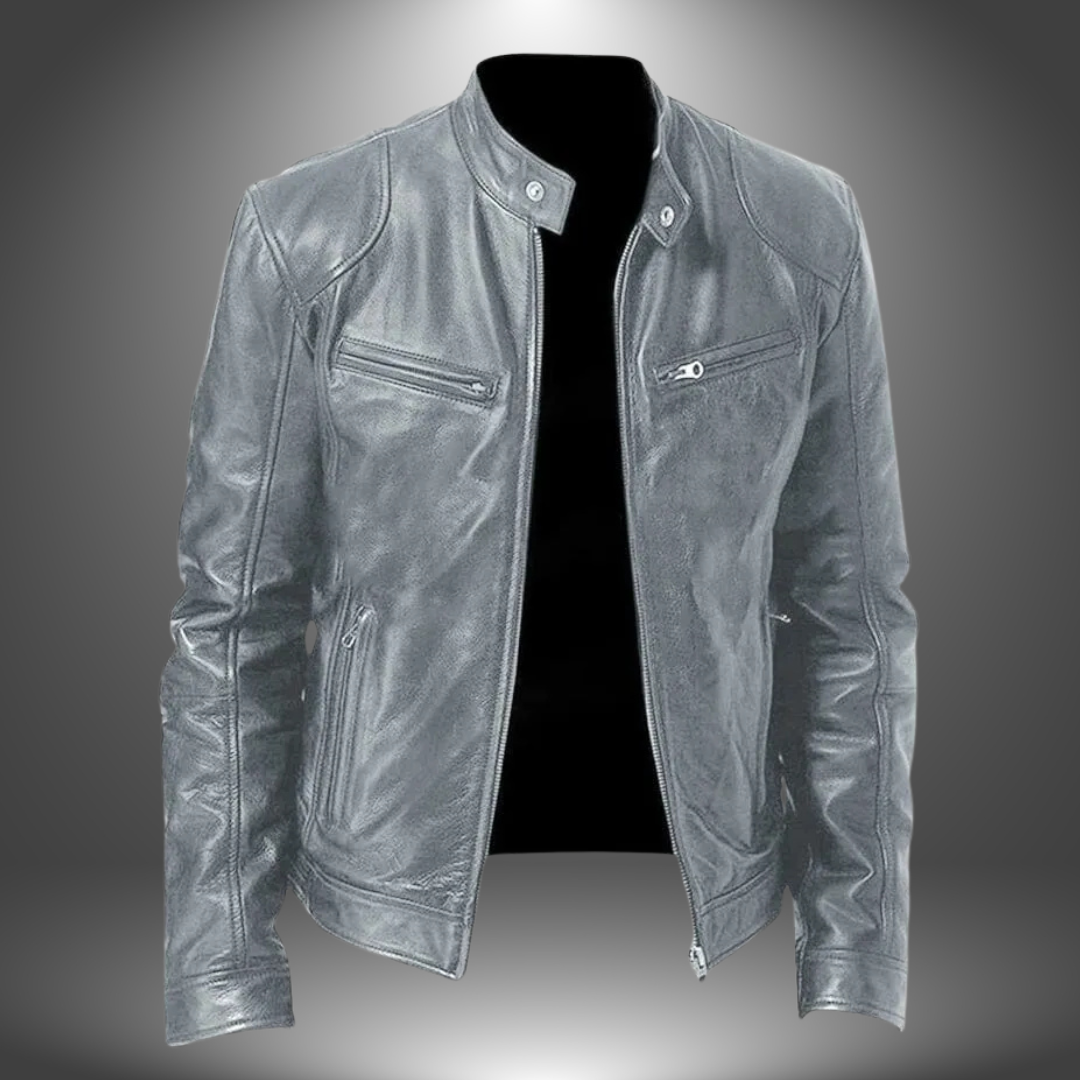 MASSIMO|HANDGEFERTIGTE LEDERJACKE