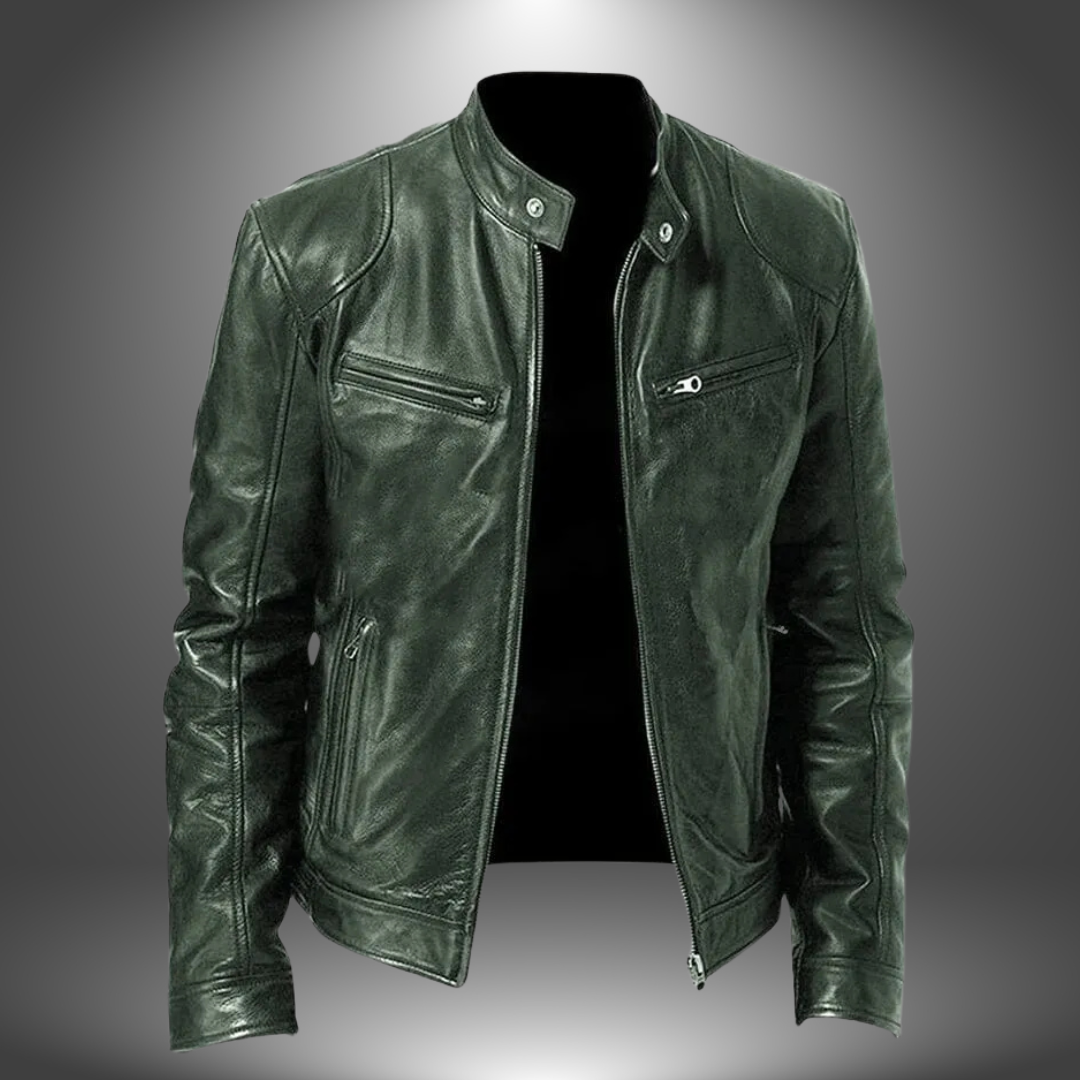 MASSIMO|HANDGEFERTIGTE LEDERJACKE