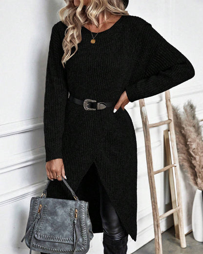 Brigit | Eleganter langer Pullover