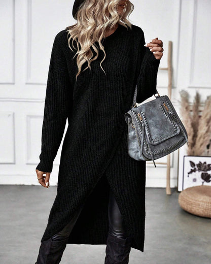 Brigit | Eleganter langer Pullover
