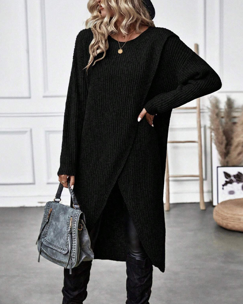 Brigit | Eleganter langer Pullover