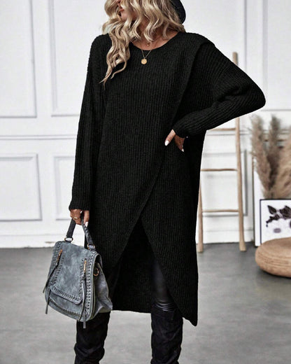 Brigit | Eleganter langer Pullover