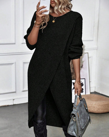 Brigit | Eleganter langer Pullover