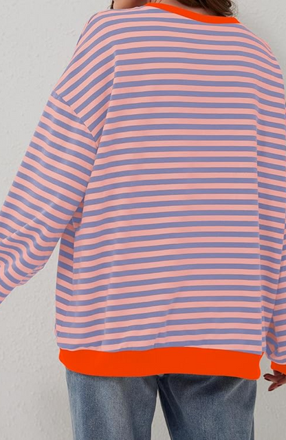 Skye | Oversized-Streifenpullover