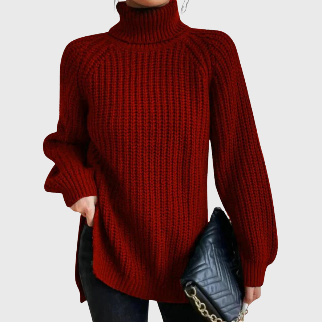 Mara | Pullover mit Stehkragen