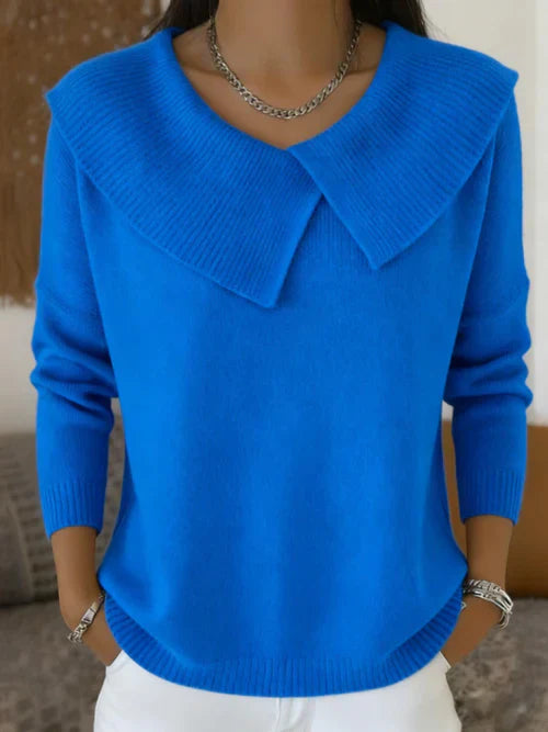 Lucy | Warmer Pullover mit weichem Kragen