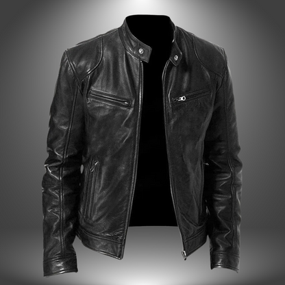 MASSIMO|HANDGEFERTIGTE LEDERJACKE