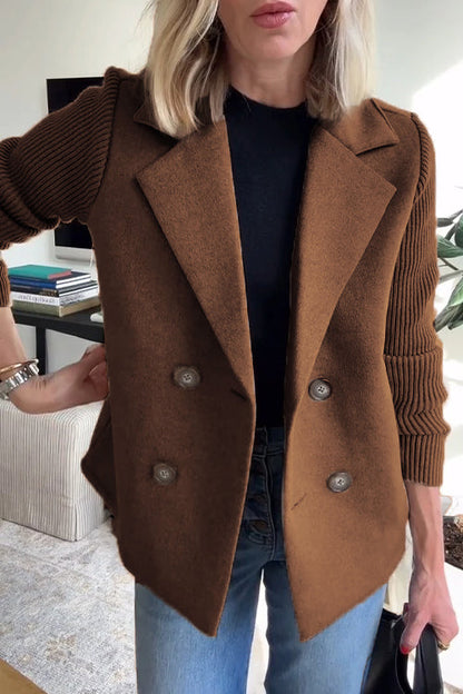 Amelia™ | Schicker Blazer mit Strickärmeln